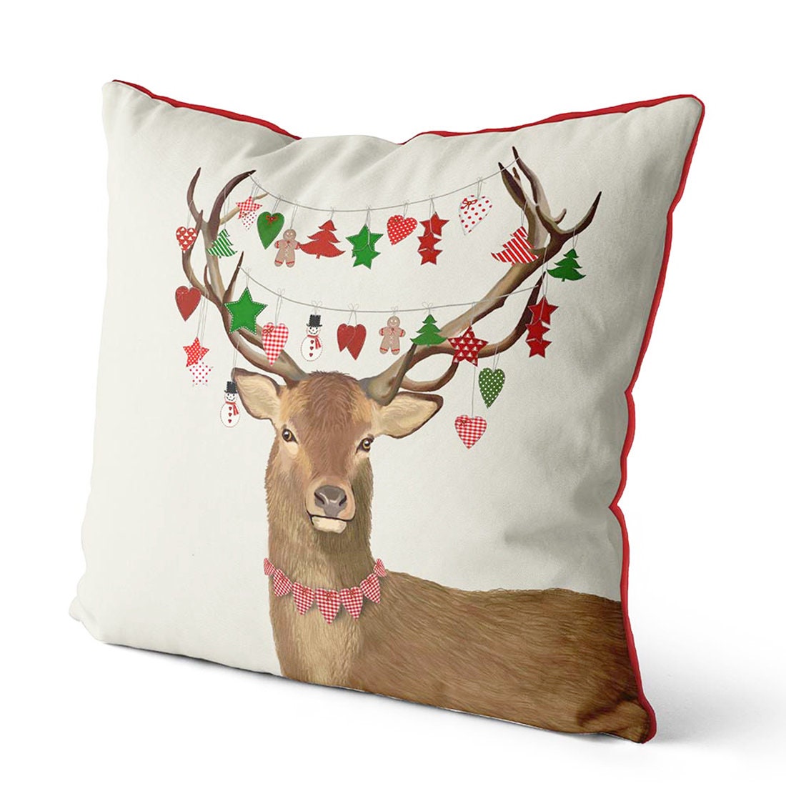Xmas Pillow cover Hanging decorations Xmas deer christmas Etsy