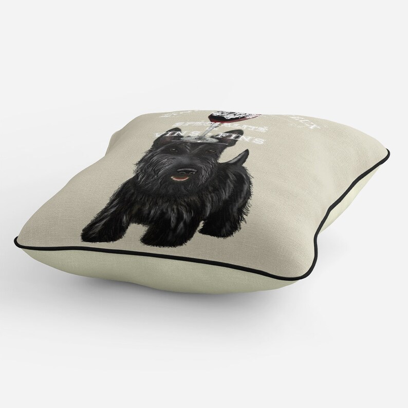 Scottish Terrier Gifts Scottish Terrier Pillow Scottie Dog Etsy