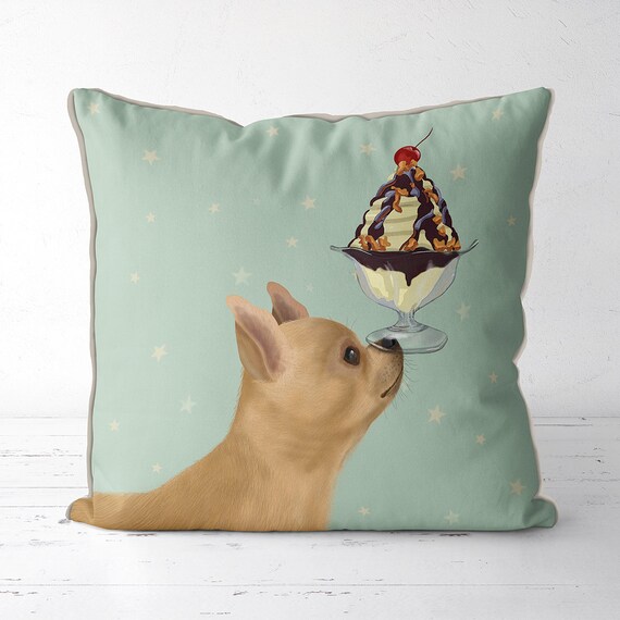 Chihuahua Blue Pillow Case Chihuahua Blue Pillow Case