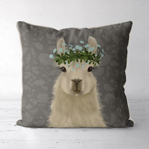 Pretty Llama pillow cover Llama gift Llama Pillow Pattern : Gorgeous