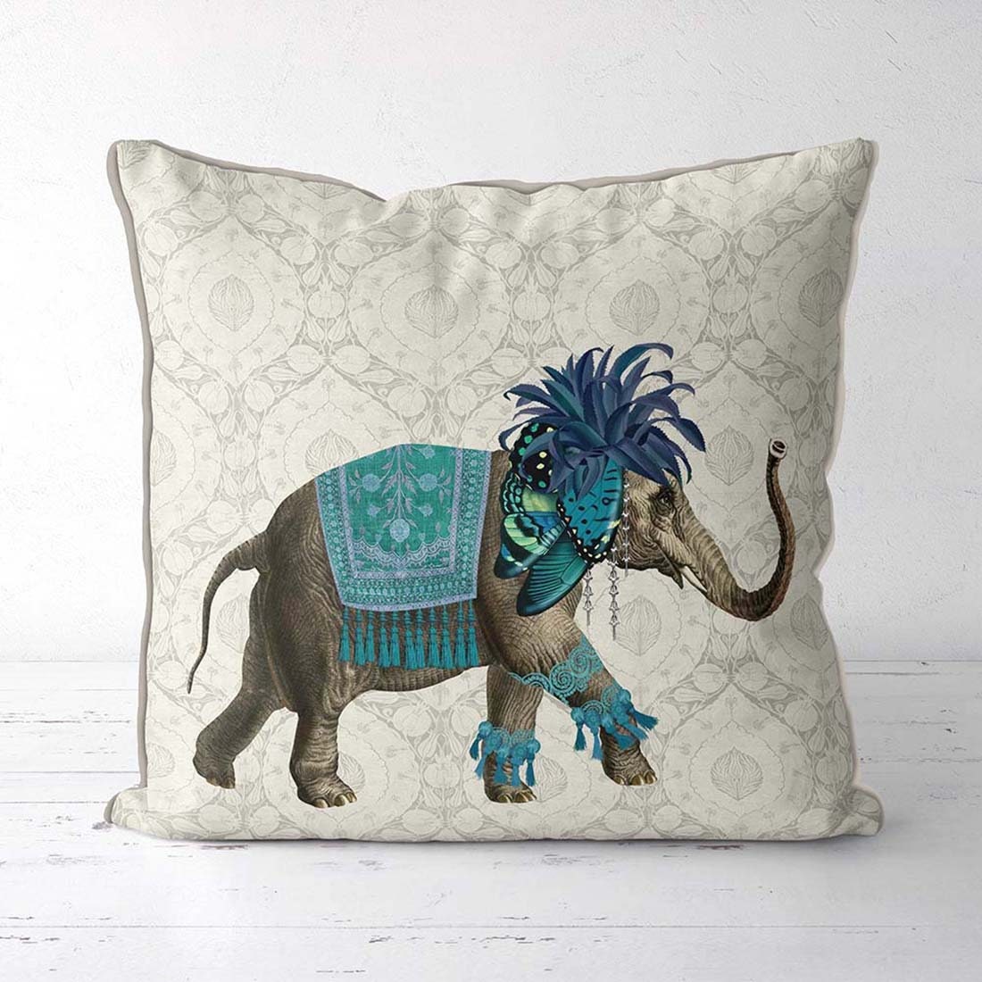 Elephant throw pillows sales