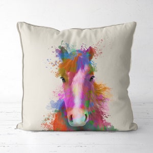 Horse pillow cover Porcelain Horse Horse pillow cover Porcelain Horse