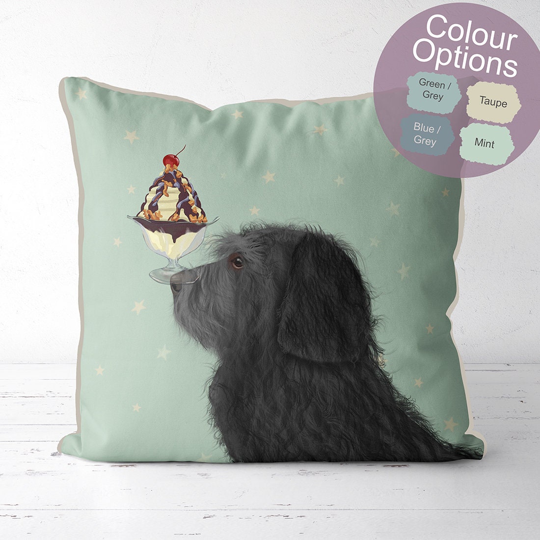 labradoodle cushion