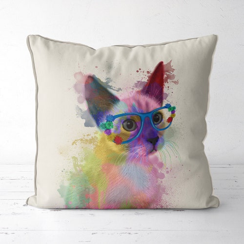 Siamese Cat Pillow Siamese Cat Gifts for Cat Lovers Gift Etsy