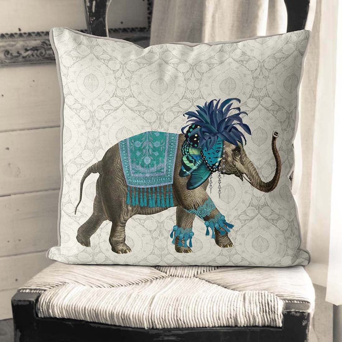 Elephant decorative pillow hotsell