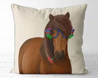 Horse Lover Gift Horse pillow horse gift pony gifts equestrian decor girls room decor girls bedroom horse cushion girls nursery decor