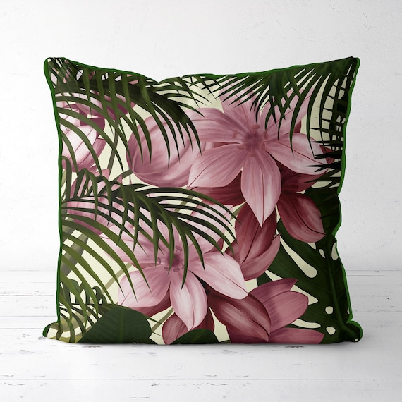 Modern Pink & Green Cushion Modern Pink & Green Cushion