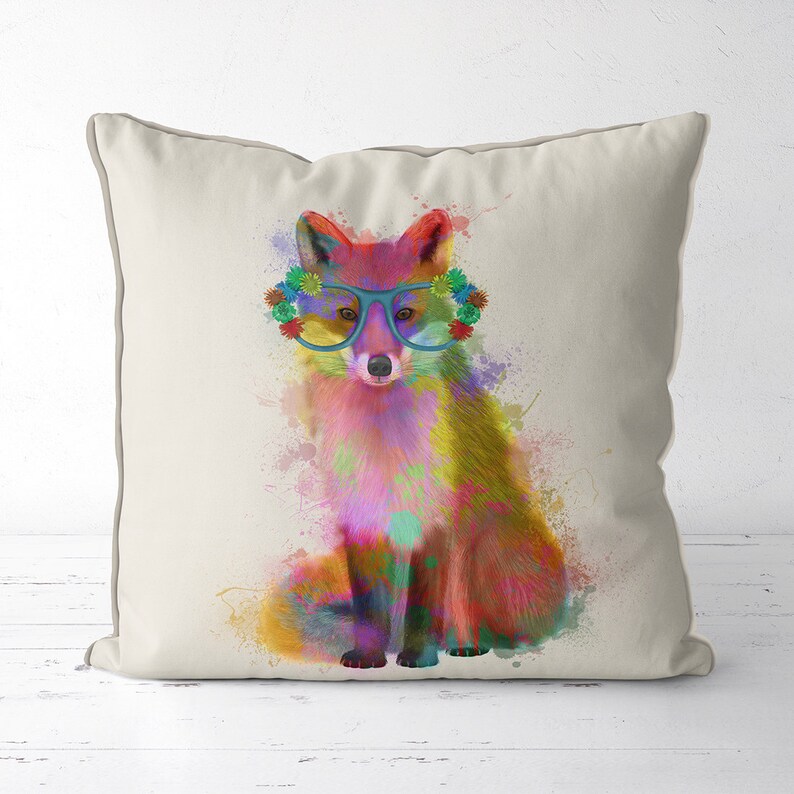 Animal pillow Woodland nursery decor fox pillow fox gifts fox Etsy