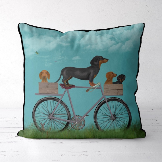 dachshund cushion dog nursery pillow Dachshund pillows | Etsy