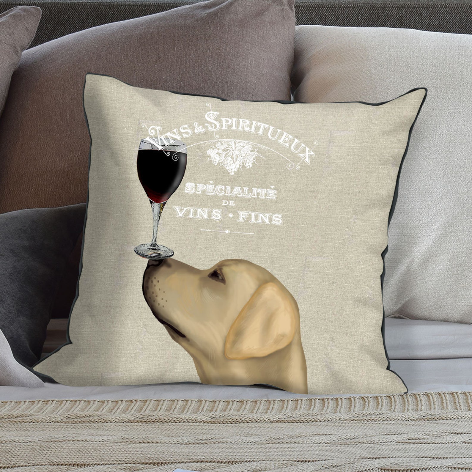 Yellow lab gifts Yellow lab pillow cute pet gift dog pillows Etsy