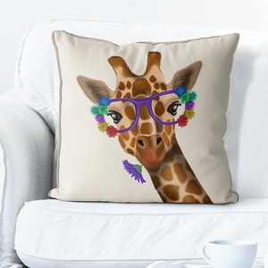 Giraffe Geschenke Baby Deko Giraffe Deko Giraffenkissen Giraffenkissen Giraffenkissen Safarikissen Babyzimmer Dekokissen Safari-Dekor Giraffenmuster Bild 3