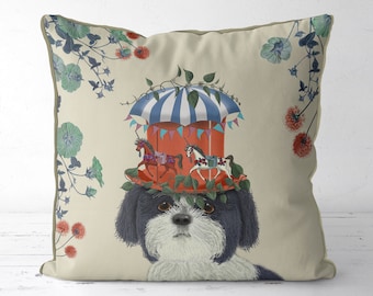 Shih Tzu gift Shih Tzu pillow cover Shih Tzu cushion cover Decorative Throw Pillow Couch pillows dog lover gift uk seller - Milliners dog