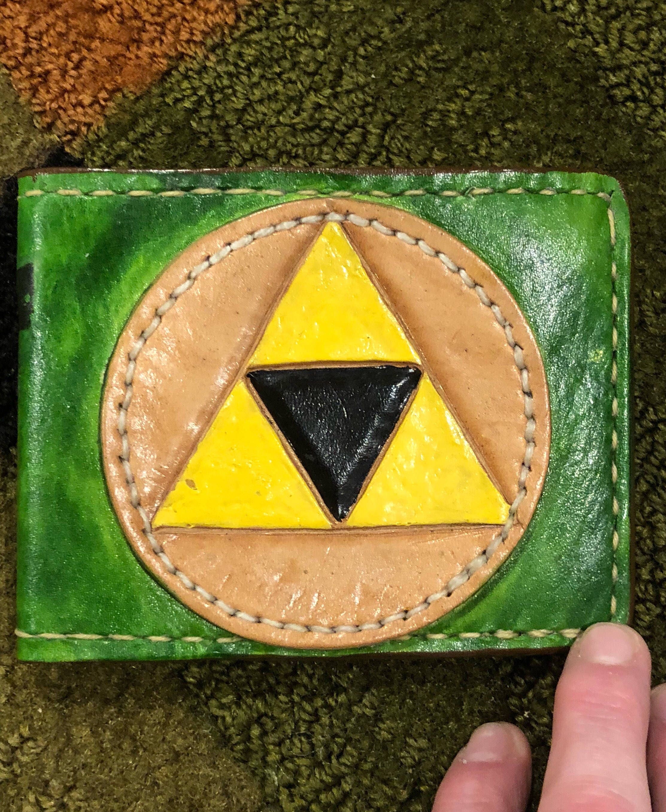 Handmade Green Leather Zelda Wallet Etsy