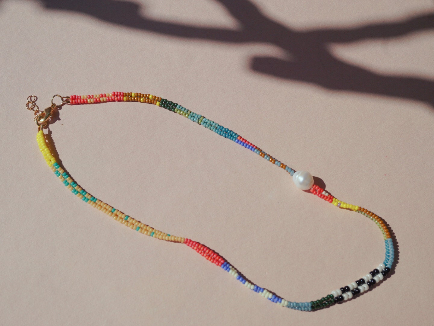 Beaded Necklace Set, Seed Bead Necklaces, Pack of Necklaces, Rainbow Beaded  Chokers, Graduation Gift, Beaded Necklace, Bulk Beaded Necklaces 