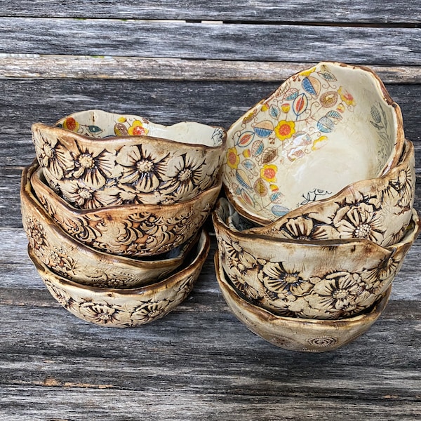 Handmade Clay Bowl Etsy