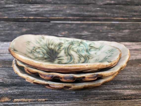 Handmade in Texas Hand Formed Handmade Unique Stoneware 