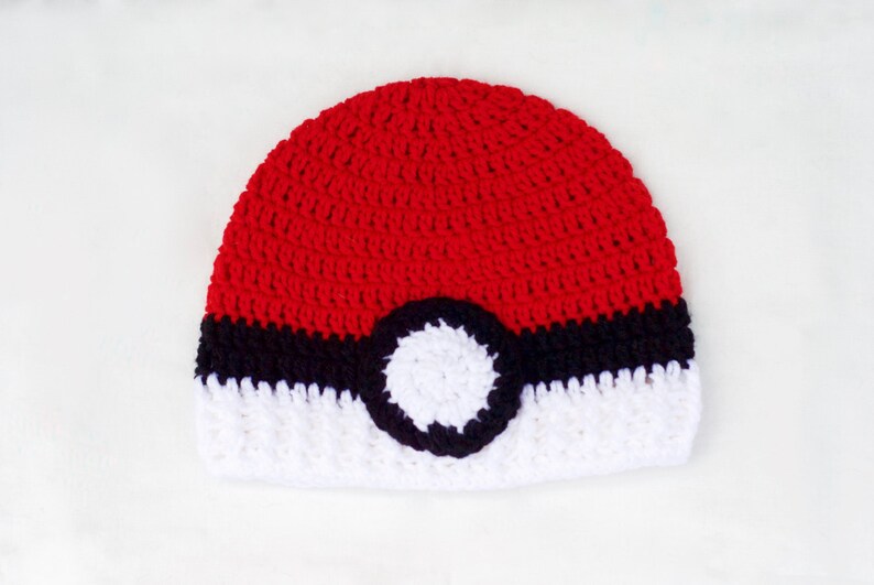 pokemon hat crochet pokemon hat Pokeball hat pokemon go hats crochet pokeball hat