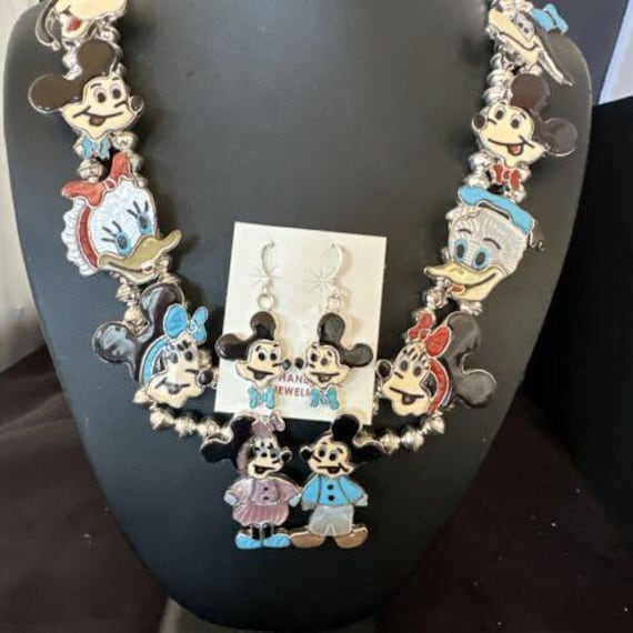 ディズニー ミッキー＆ミニー ズニ族 ネックレスペンダント