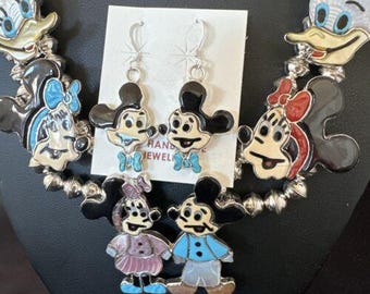 ディズニー ミッキー＆ミニー ズニ族 ネックレスペンダント