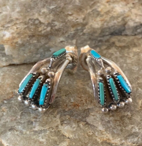Needlepoint earrings deals
