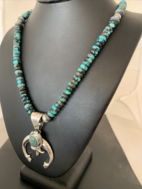 Vintage Three Strand Native American Turquoise Fetish Necklace – Honeywood