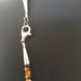 Onyx + Tigers Eye/Amber Chip Oval SS Bangle main image 1
