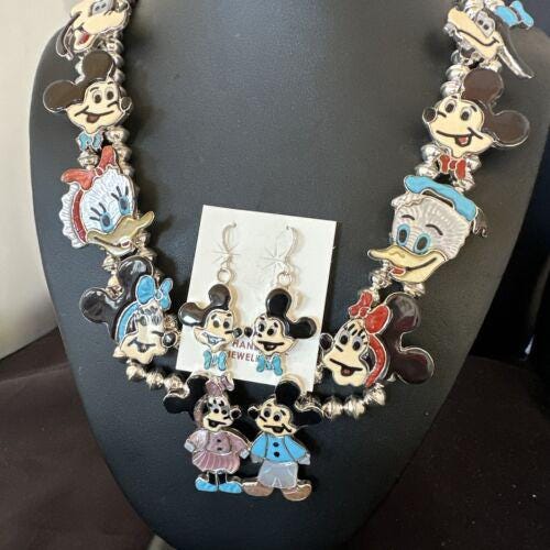 ディズニー ミッキー＆ミニー ズニ族 ネックレスペンダント