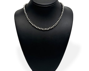 ナバホパールネックレス（レッドアップルコーラル、スパイニー