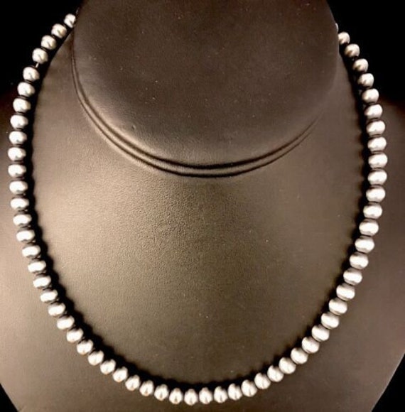 Native American Navajo Pearls Sterling Silver