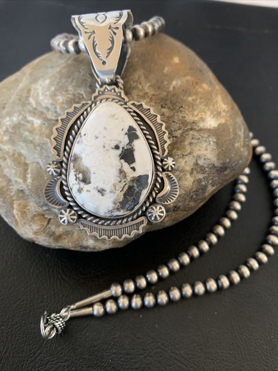 White buffalo pendant deals