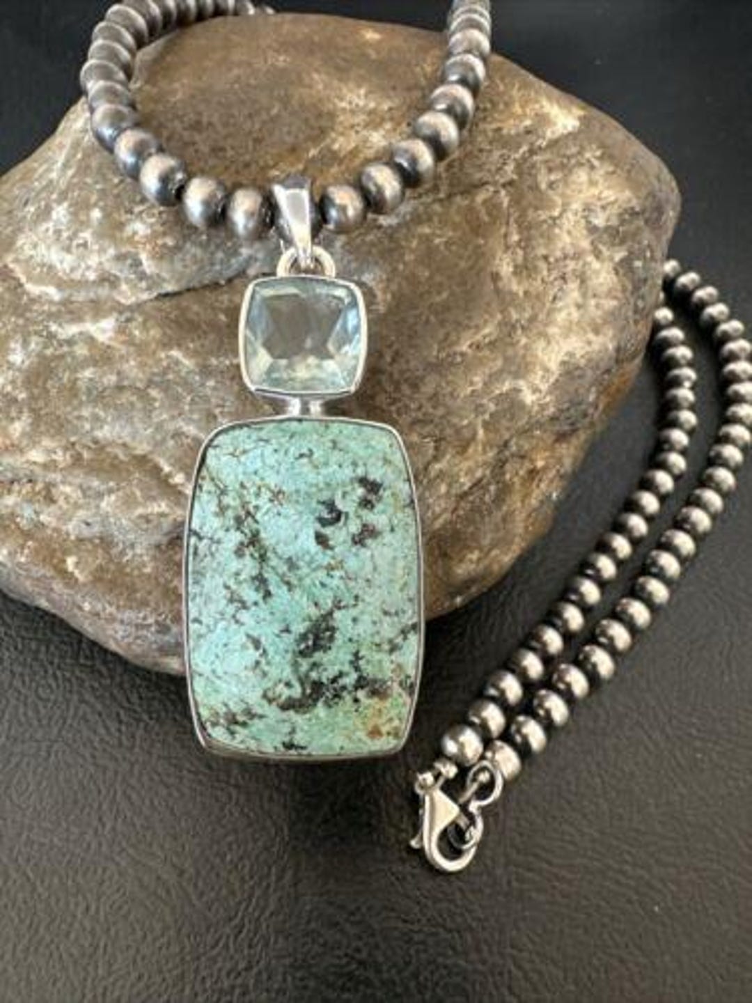 レディース ドライクリーク ターコイズ トパーズ ペンダントネックレス