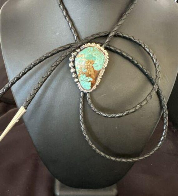 Absolutely Amazing Vintage Navajo 'Graduating #8 Turquoise' Native American Jewelry Silver Tube Necklace Absolutely Amazing Vintage Navajo 'Graduating #8 Turquoise' Native American Jewelry Silver Tube Necklace