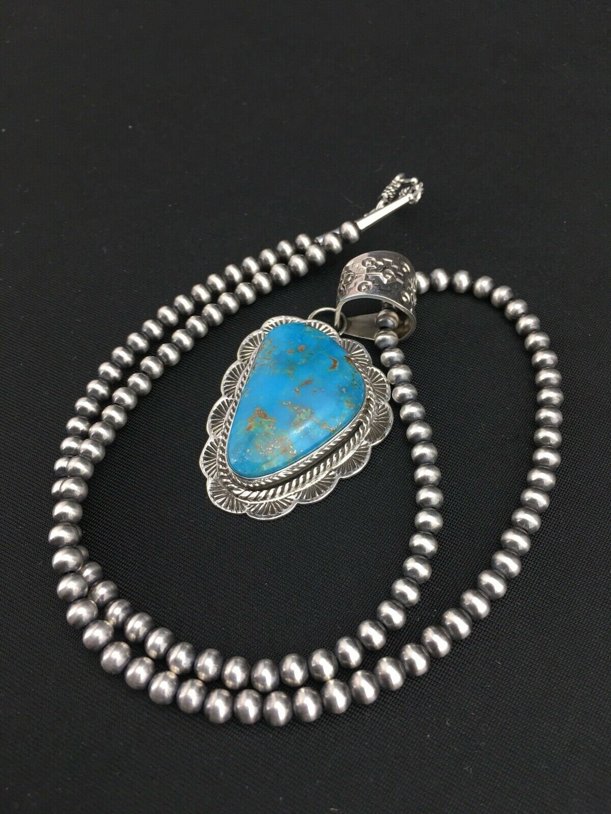 Blue Kingman Turquoise Necklace - Etsy