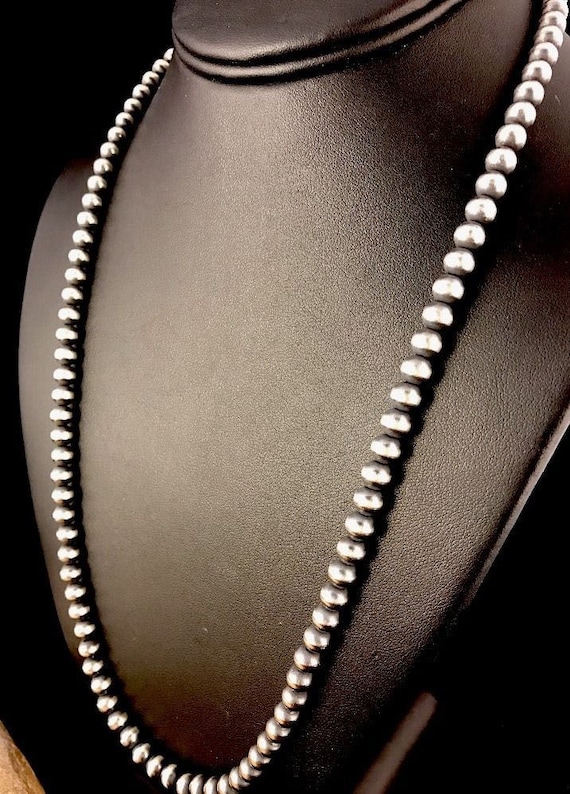 Navajo silver best sale beads