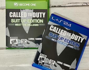 Gamer Groomsmen Proposal Card: Custom Wedding Invitation