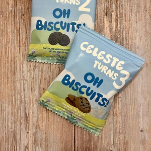 Pochettes personnalisées « Oh Biscuit » : assemblées ou à faire soi-même