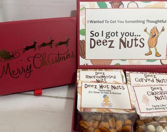 Deez Nuts Gag Gift: Personalized Nut Snack Box - Etsy