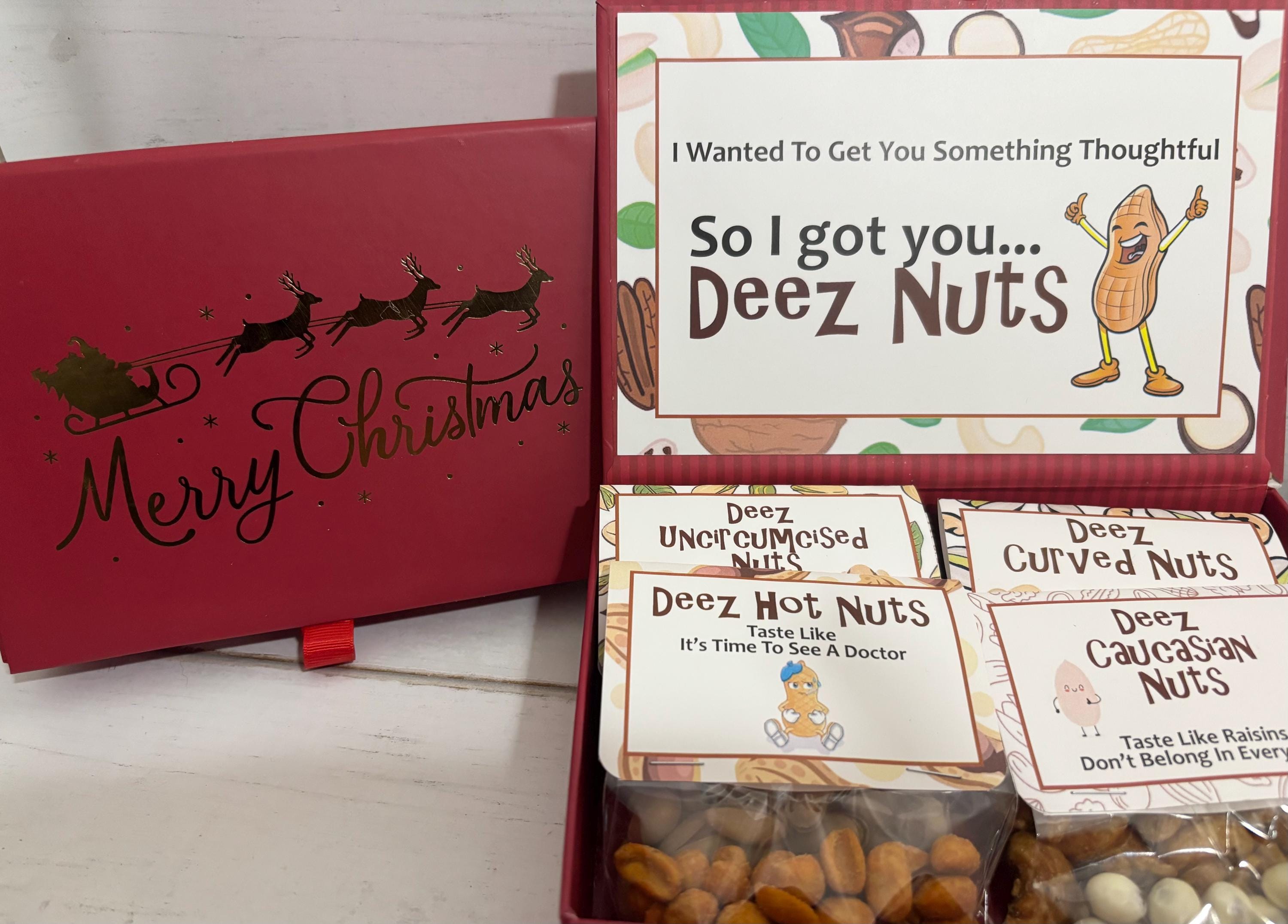 Deez Nuts Gag Gift: Personalized Nut Snack Box - Etsy