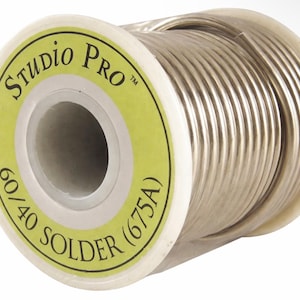 Studio Pro Tin/Lead Solder for Stained Glass & Hobby Projects | 40/60 and 50/50 Options | Craft Solder | Supplies for Stained Glass Makers
