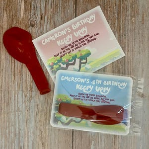 Keepy Uppy Balloon Birthday Favor: Personalized Party Game for Kids