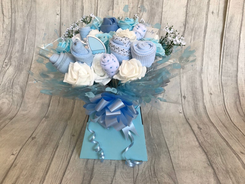 Baby Boy Clothes Bouquet Baby Shower Gift New Baby Gift Etsy UK