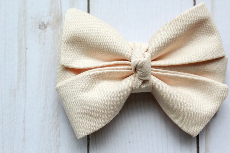 Vanilla Bow Pinwheel Bow Boutique Bow Neutral Bow Lucy Wynn Co Girls Bow Ivory Bow Summer Bow Knotted Bow Baby Headband Bow
