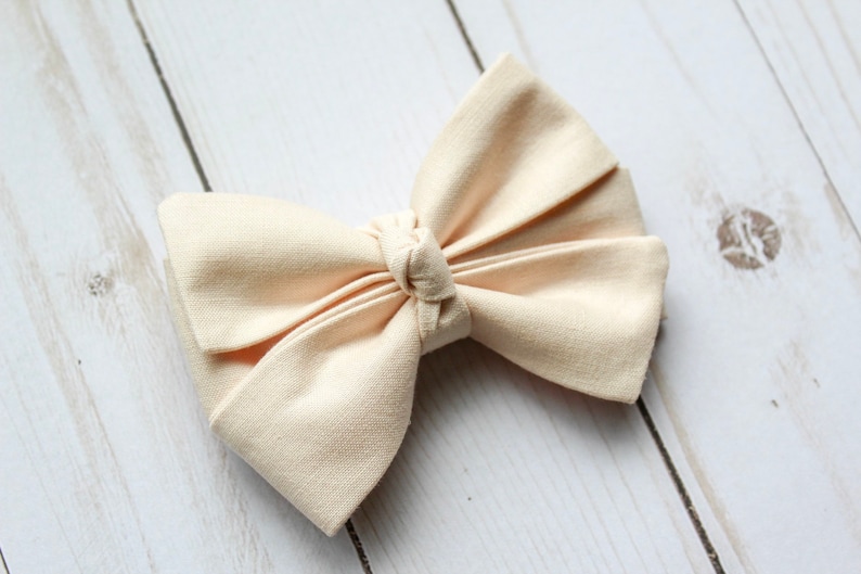 Vanilla Bow Pinwheel Bow Boutique Bow Neutral Bow Lucy Wynn Co Girls Bow Ivory Bow Summer Bow Knotted Bow Baby Headband Bow