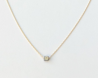 Pyrite Protection & Energy, Simple Geometric Necklace, Negative To Positive Transformation, Natural Genuine Gemstones, 14K Gold Filled