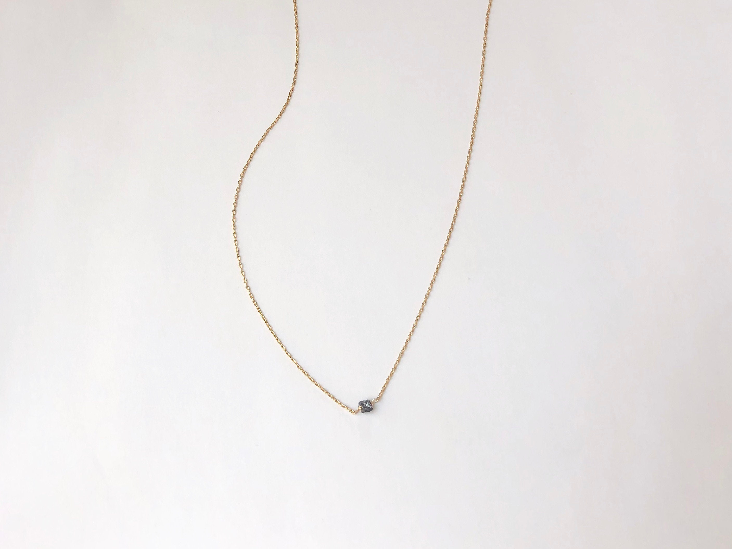 Mejuri black 2024 diamond necklace