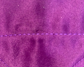 Purple Sateen Dog/Cat Bandana (Small Collar Slip)