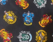 Harry Potter Hogwarts Crests Print Dog/Cat Bandana