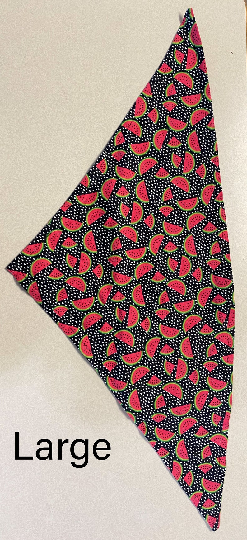 Watermelon Polka Dot Dog/Cat Bandana image 4