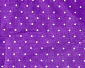 Purple /White Polka Dots Print Dog/Cat Bandana