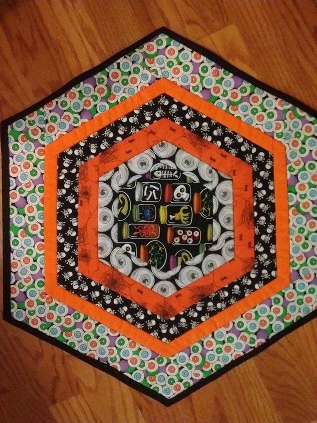 Halloween Table Topper Etsy